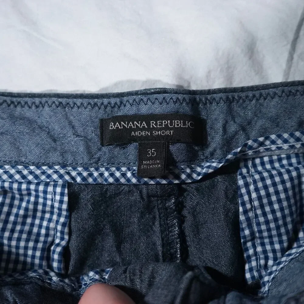 Banana Republic Aiden Shorts Gray Men's 35